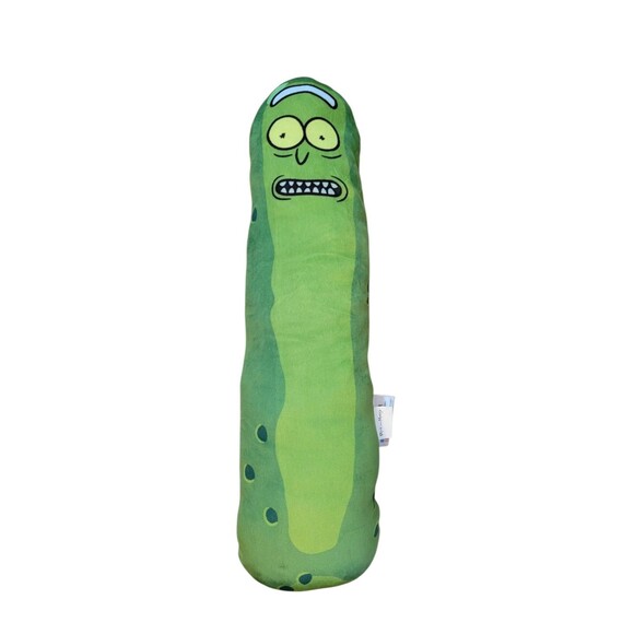 Adult Swim Pickle Rick and Morty Stuffed Animal Plush Toy Doll Green 24” - Picture 1 of 4